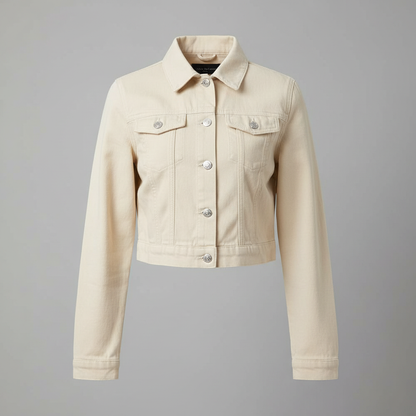 Jeansjacke Damen | Herbstliche Damenjacke aus Baumwolle