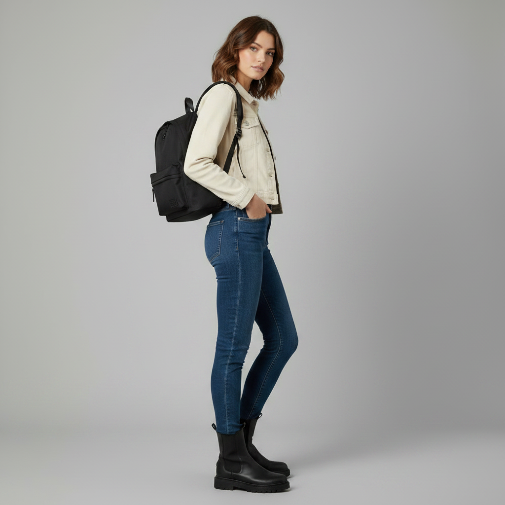 Jeansjacke Damen | Herbstliche Damenjacke aus Baumwolle