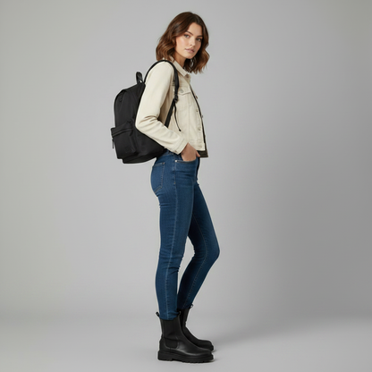 Jeansjacke Damen | Herbstliche Damenjacke aus Baumwolle
