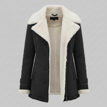 Lange Jeansjacke | Gemütliche Denimjacke für den Winter