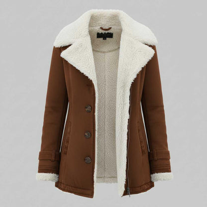 Lange Jeansjacke | Gemütliche Denimjacke für den Winter