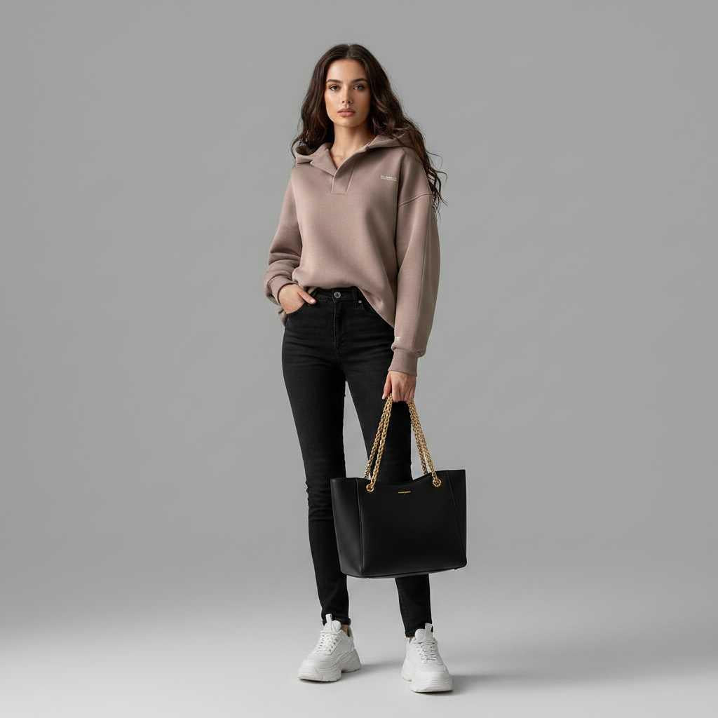 Oversize Hoodie Damen | Bequemer Kapuzenpullover