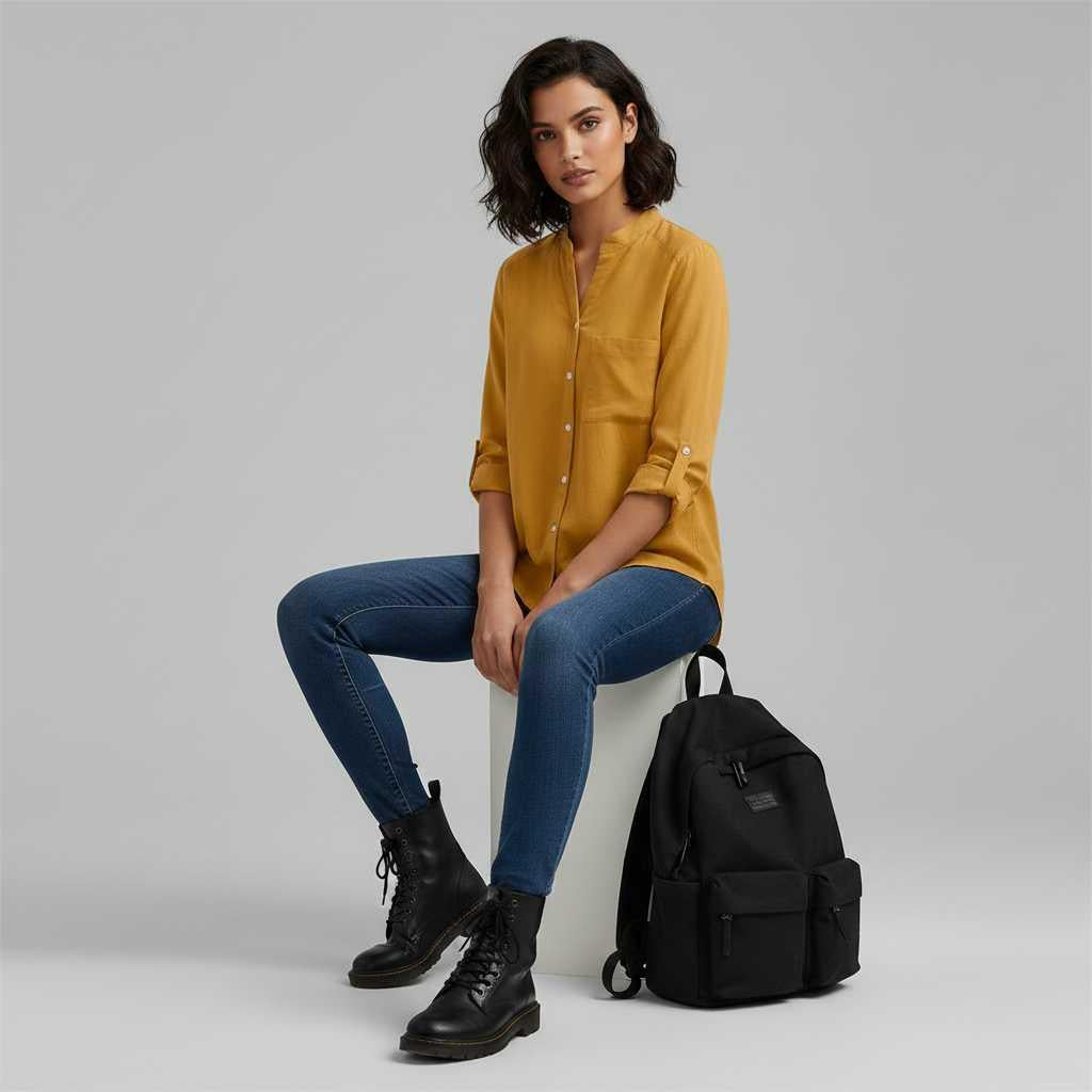 Vera | Weiße Damenbluse aus Baumwolle im Lässigen Stil