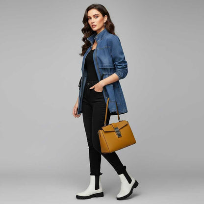 Winddichte Denim Jacke für Damen | Jacken Damen